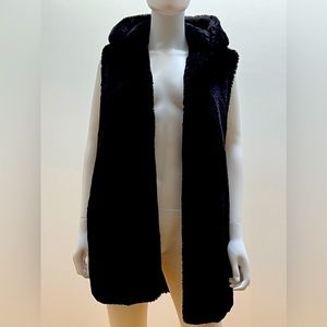 Like NEW black faux fur VEST from designer Shannon Passaro